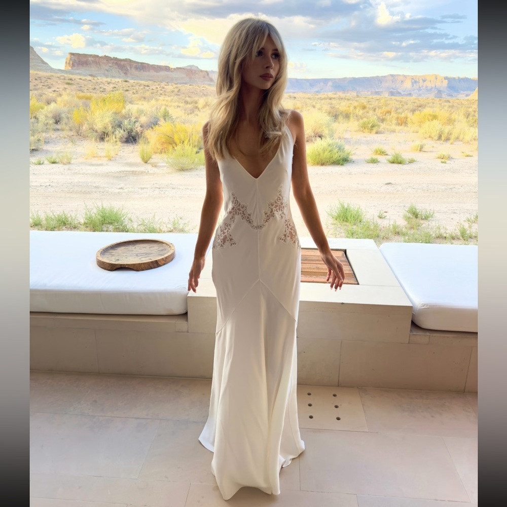 GABRIELA HEARST WEDDING SILK DRESS